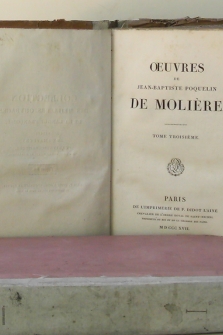 Oeuvres de Jean-Baptiste Poquelin de Molière