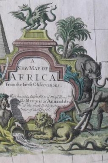 A NEW MAP OF AFRICA FROM THE LATEST OBSERVATIONS  [ Mapa de África ]
