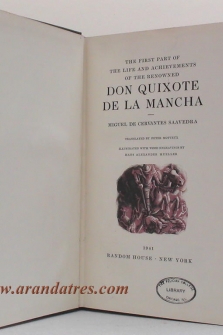 The first part of the life and achivements of the renowned Don Quixote de la Mancha. (La 2ª parte no se llegó a editar)