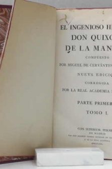 El ingenioso hidalgo Don Quixote de la Mancha (Don Quijote)