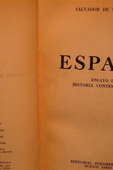 España. Ensayo De Historia Contemporanea