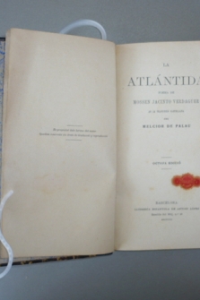 La Atlántida (edición bilingüe). Traducción De Melcior De Palau