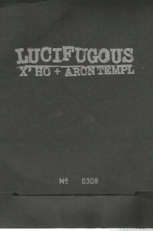X' Ho* + Arcn Templ - Lucifugous (CD, Album + fanzine + stick) 
