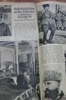 DIE WEHRMACHT nº 13 - 1943 Edicion Ausgabe-A portadas en COLOR, DIVISION AZUL- Cosacos revista alemana II Guerra Mundial - III Reich