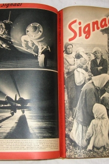 Signal  / Signaal año 1941 completo (23 revistas la ultima es un número doble 23/24) Ed. "H",  Idioma Holandes , Revista Alemana - II Guerra Mundial la mejor revista grafica del III Reich.  