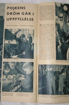 Biltidningen Signal nº 10 1944 Ed. Sch. en Sueco - Revista Alemana - RARO - Propaganda nazi - II Guerra Mundial la mejor revista grafica del III Reich