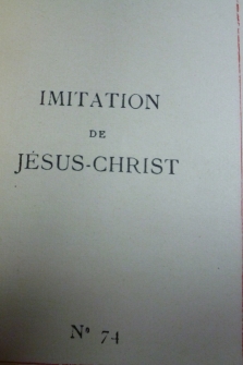 IMITATIONDE JESUS CHRIST