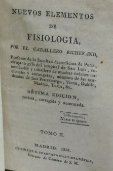 NUEVOS ELEMENTOS DE FISIOLOGIA TOMO II