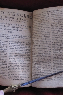 PRIMERA Y SEGUNDA PARTE DE GUZMAN DE ALFARACHE, POR MATHEO ALEMAN, CRIADO... (1723) 