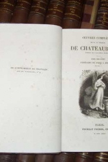 OEUVRES COMPLETES (Obras Completas de Chateaubriand - 35 Vols.)