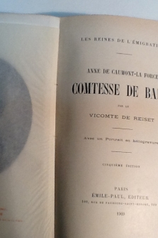 ANNE DE CAUMONT LA FORCE COMTESSE DE BALBI