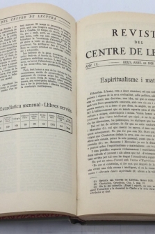 Revista del Centre de Lectura 1928
