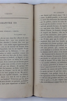 Oeuvres completes de Madame de Staël. Tomes huitieme et neuvieme. Corinne (2 vols)