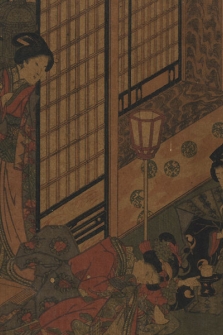 ORIGINAL YOSHITORA (ACTIVE CIRCA 1840 - 1880) JAPANESE WOODBLOCK PRINT MEI
