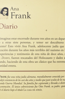 ANA FRANK, DIARIO