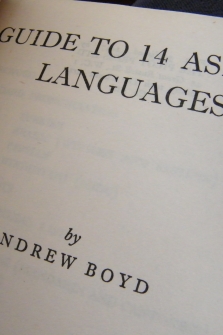 A guide to 14 asiatics languages
