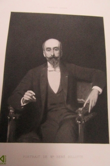 GRABADO SIGLO XIX. PORTRAIT DE Mr. RENÉ BILLOTTE. CAROLUS DURAN. 1891