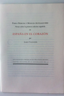 ESPAÑA EN EL CORAZÓN (EDITORIAL RENACIMIENTO)