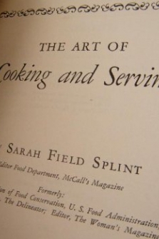 The art of cooking and serving