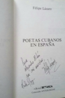 Poetas cubanos en España (Antología)