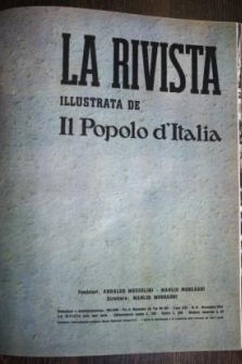 LA RIVISTA ILLUSTRATA DEL POPOLO D´ITALIA. 11 NÚMEROS 1939-1943