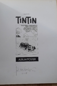 ALBUM POSTER TINTIN NUMERO 1 - (EDITORIAL JUVENTUD 1987, 1ª EDICION)