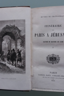 ITINERAIRE  DE PARIS A JERUSALEM
