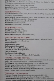 LA ORDEN DE TOLEDO, UN RECORRIDO VANGUARDISTA 1923-1936 - LA BORATORIO DE CREACIONES INTERMEDIA