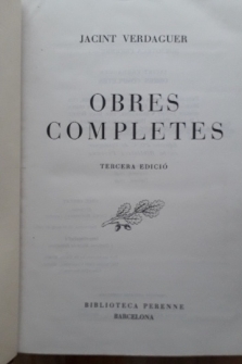 OBRES COMPLETES (3ª EDICIÓN, SELECTA 1949)
