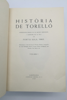 HISTÒRIA DE TORELLÓ