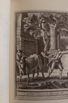 Fables de La Fontaine avec les Figures d'Oudry parues dans l'Edition Desaint et Saillant de 1755.