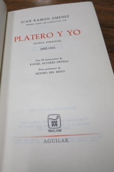PLATERO Y YO (Elegía andaluza). 1907-1916