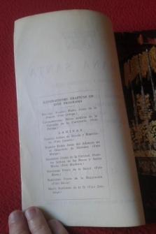 ANTIGUO LIBRO GUÍA DE SEMANA SANTA SEVILLA 1970, 49 PÁGINAS, SPAIN ESPAGNE HOLY WEEK EASTER RELIGIÓN