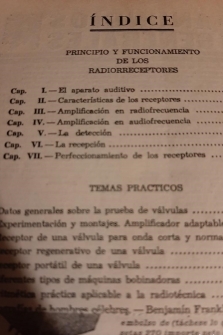 RADIO ENCICLOPEDIA. Número 7: Funcionamiento de los radio-receptores. AGOSTO 1944. 1ª EDICIÓN