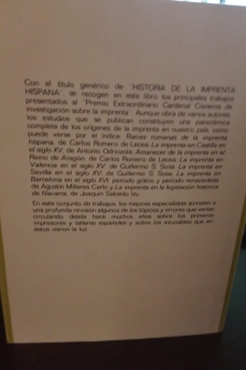 Historia de la Imprenta Hispana