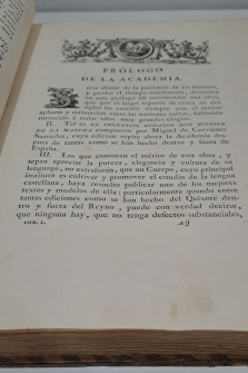 DON QUIJOTE IBARRA, 1780 REAL ACADEMIA