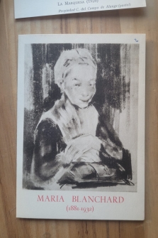 MARIA BLANCHARD - (1944, DEDICADO Y FIRMADO POR LA AUTORA)