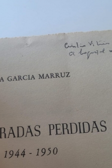 LAS MIRADAS PERDIDAS (PRIMERA EDIDIÓN, 1951, DEDICADO Y FIRMADO POR LA AUTORA)