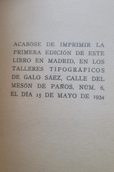 FIN DE SEMANA (PEN COLECCIÓN 2, 1934)