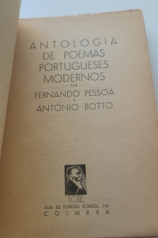 ANTOLOGIA DE POEMAS PORTUGUESES MODERNOS