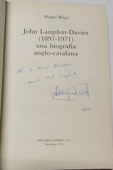 John Langdon-Davies (1897-1971)
