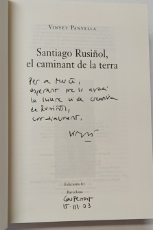 Santiago Rusiñol, el caminant de la terra
