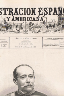 LA ILUSTRACIÓN ESPAÑOLA Y AMERICANA. Revista de Bellas Artes y actualidades. 1º y 2º Semestre del año 1896. Año completo