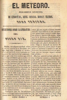 EL OMNIBUS. Periódico mercantil, industrial y literario. 1845. 2º Año. Núm. 196, jueves 3 de abril de 1845 al Núm. 227, jueves 6 de noviembre de 1845.