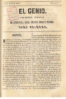 EL OMNIBUS. Periódico mercantil, industrial y literario. 1845. 2º Año. Núm. 196, jueves 3 de abril de 1845 al Núm. 227, jueves 6 de noviembre de 1845.