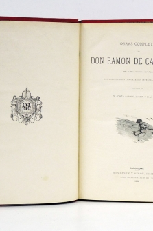 Obras completas de don Ramón de Campoamor. Edición ilustrada con bellos grabados dibujados por José Luis Pellicer y D. J. E. Sala.