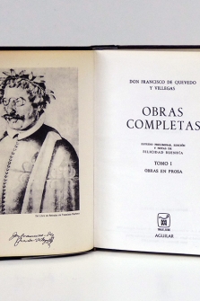 Obras Completas. Tomo I: Obras en Prosa. Estudio preliminar, edición y notas de Felicidad Buendía.