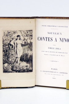 Nouveaux contes a Ninon. Avec deux dessins de Fernand Fau, gravés à l'eau-forte par G. Massé.