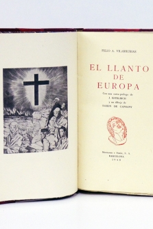 El llanto de Europa. Con una carta-prólogo de J. Estelrich y un dibujo de Ramón Capmany.