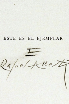 Romancero gitano. Edición del Cincuentenario. Con 19 aguafuertes originales en color, firmados a lápiz, de Rafael Alberti. Y palabras también de Rafael Alberti.